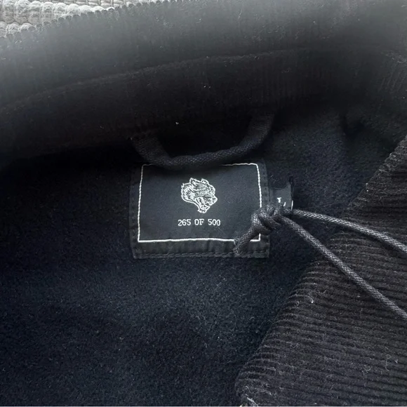 Darc Sport “Been Through It Hard Work” Zip Jacket – Distressed Blackout - Picture 6 of 16